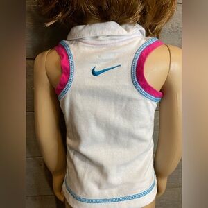 Nike Baby Girls Sleeveless Top Size 18 Months White Pink Athletic Tank